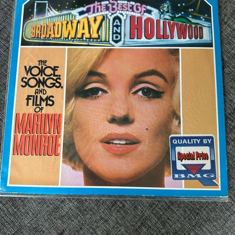 Marilyn Monroe vinyl The best of Broadway and Hollywood