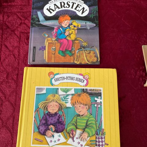 Pent Brukt Barnebøker (Karsten + Petras Verden) (2 Bøker).