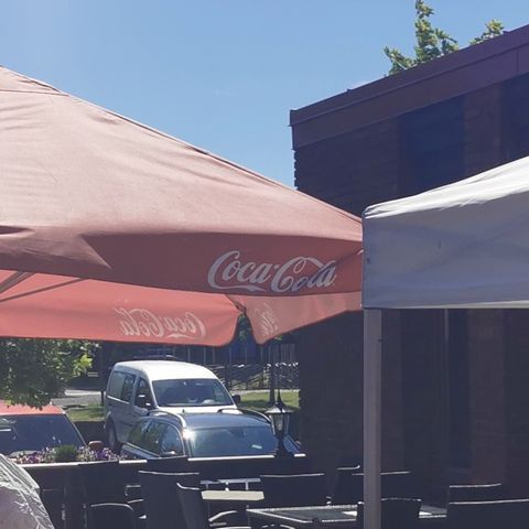 Store Coca Cola parasoller