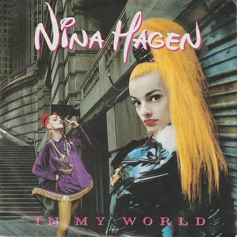 Nina Hagen " In My World (Nite Mix) / In My...(Voxy Sleaze Mix) " Single 25 kr