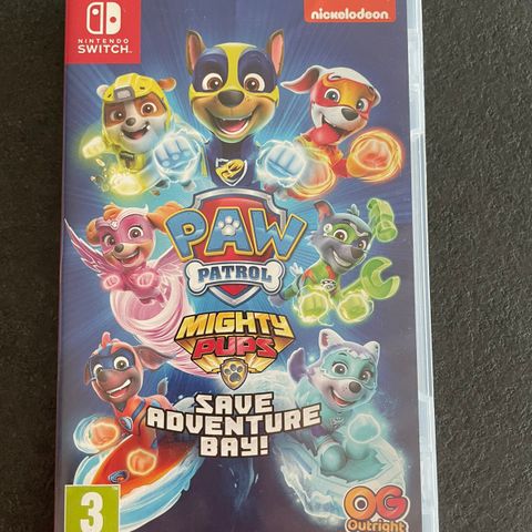 Paw Patrol til Nintendo switch selges