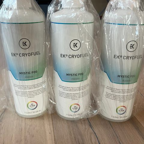 3 liter EK Cryofuel Mystic Fog selges