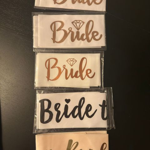 «Bride to be»-banners