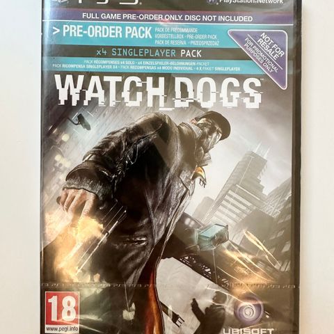 PlayStation 3: Watch Dogs [Not for resale - Promo]
