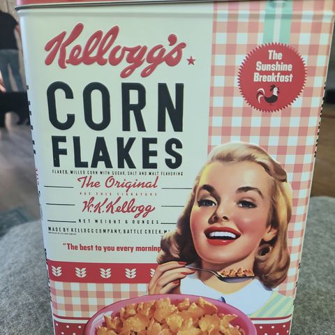 Retro Corn Flakes boks