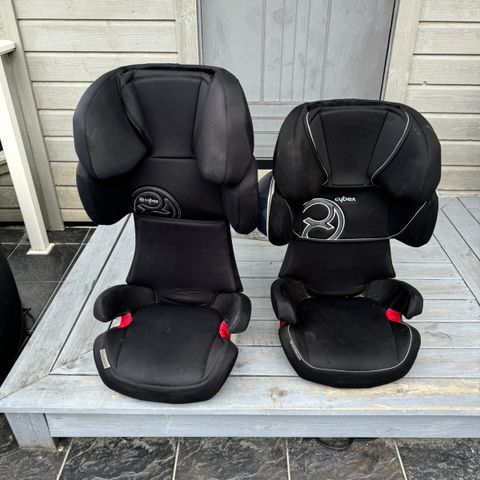 To barneseter, Cybex,  isofix, selges, samlet eller enkeltvis