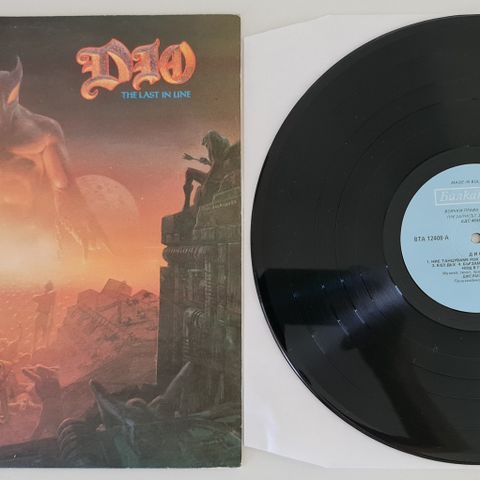 Dio - The Last In Line Bulgaria Press Lp Vinyl Selges