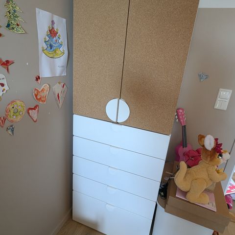 Ikea Platsa garderobe for barnerommet