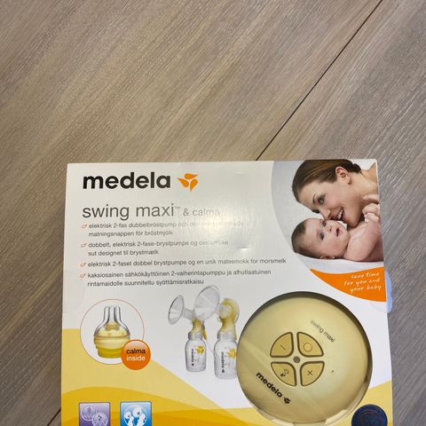 Medela swing maxi & calma komplett 2 faset brystpumpe