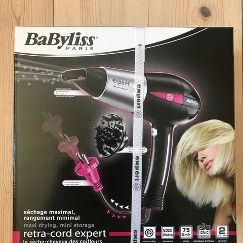 Babyliss Paris hårtørrer