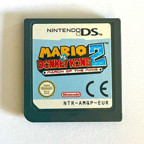 Nintendo DS Mario Vs Donkey Kong 2 game cartridge