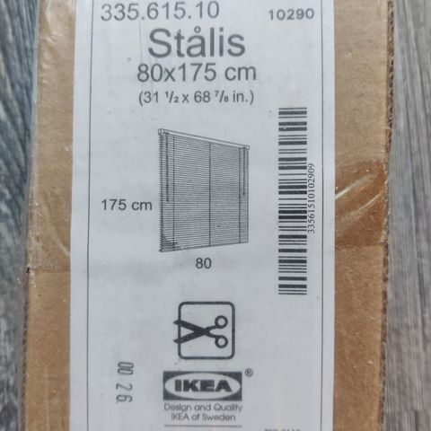 Heilt ny IKEA Stålis persienne
