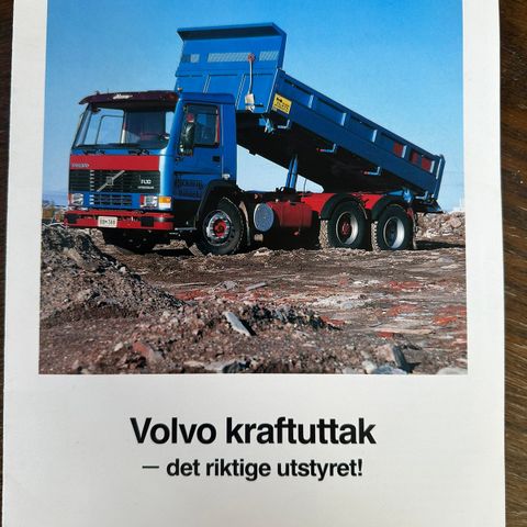 Brosjyre av Volvo lastebiler kraftuttak - 1989