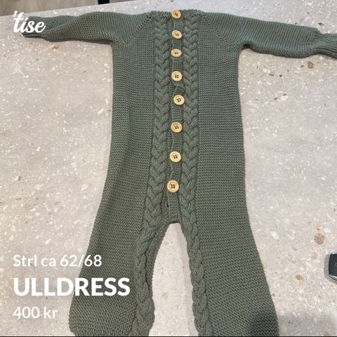 Ulldress baby