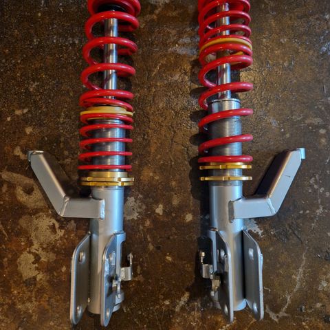 Nye coilovers til Honda civic 2001