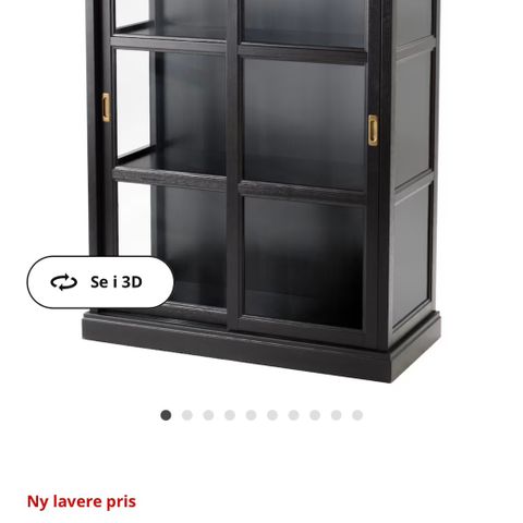 Ikea vitrineskap