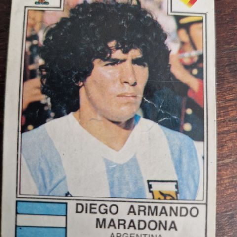 Diego Maradona, Panini World Cup, España 82