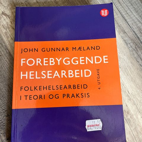 bok «forebyggende helsearbeid»