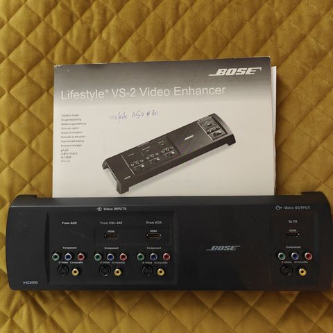 Bose video enhancer VS 2