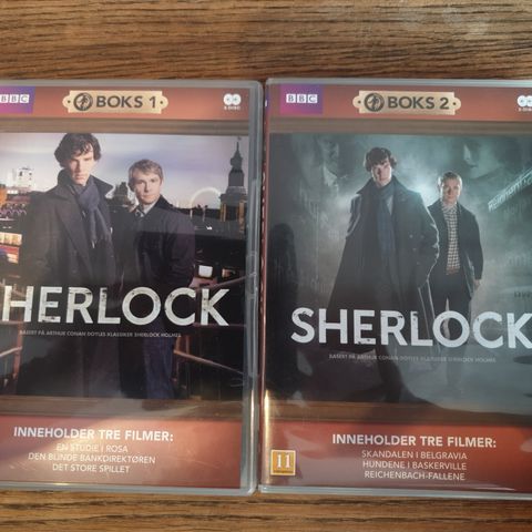 DVD Sherlock BBC 6 filmer