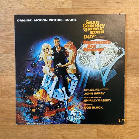 John Barry - Diamonds Are Forever soundtrack LP