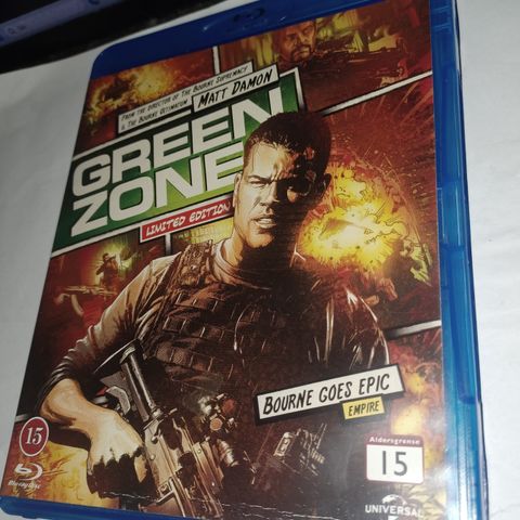 Green Zone, Limited edition. På Blu-ray.