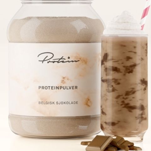 Protein pulver (belgisk sjokolade)
