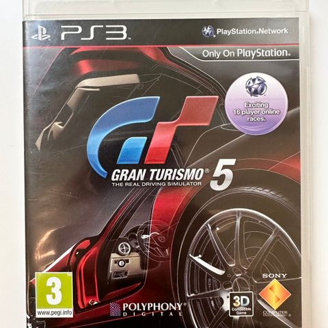 PlayStation 3: Gran Turismo 5 [Not for resale]