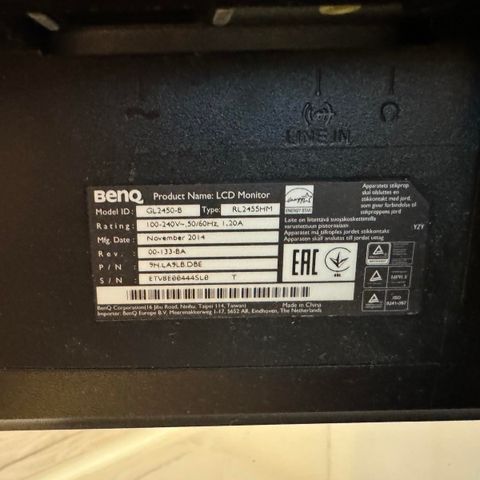 BENQ LCD Monitor