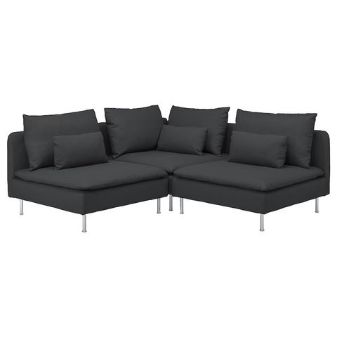 SÖDERHAMN Sofa mørk grå