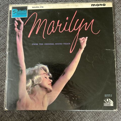 Marilyn Monroe vinyl 20th Century Fox Records 1963