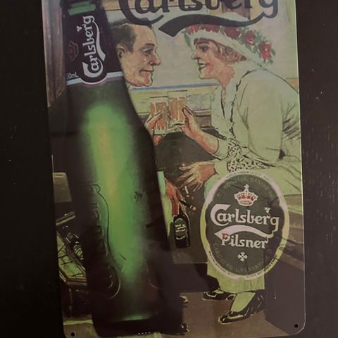 Carlsberg metallskilt