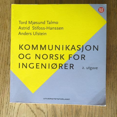 Kommunikasjon og norsk for ingeniører