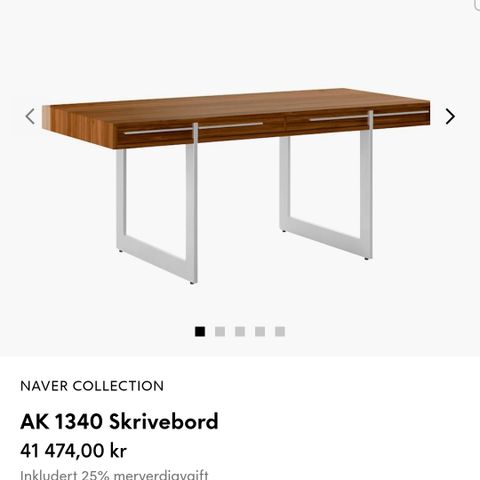 Naver Collection skrivebord. Designer:

Nissen & Gehl