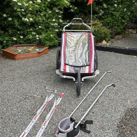 Thule Chariot for 2 barn - full pakke