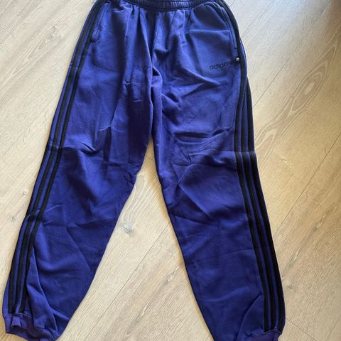 Vintage Adidas blå/lilla joggebukse