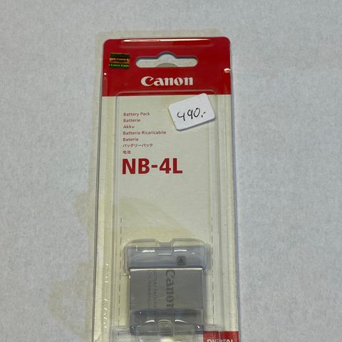 Canon Erstatnings batteri NB-4L