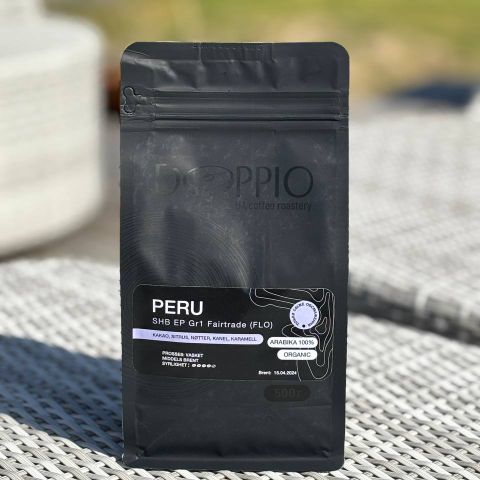 Kaffe Peru SHB EP Økologisk| 500 gr Kaffebønner fra Sør-Amerika