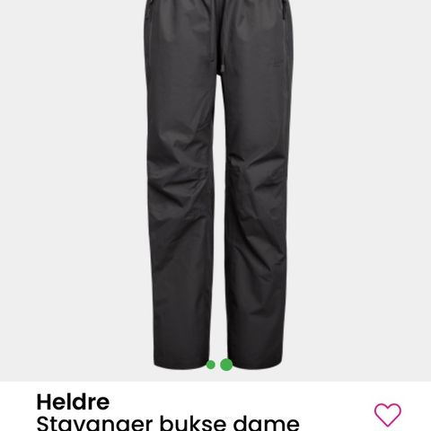 Heldre regnbukse