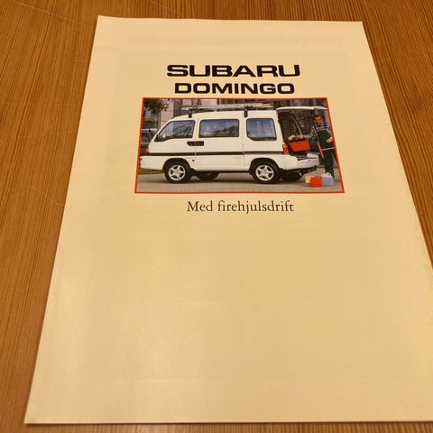 BILBROSJYRE - SUBARU DOMINGO MED FIREHJULSDRIFT