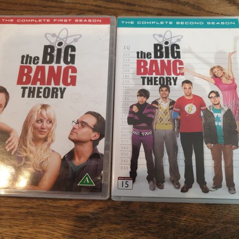 DVD The Big Bang Theory sesong 1 og 2