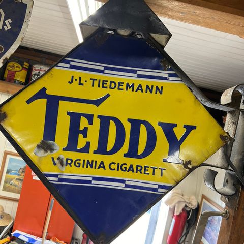 Emalje skilt Teddy Blue Master Tiedemann
