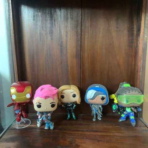 Funko Pop Figurer, Overwatch, Star Wars og Marvel