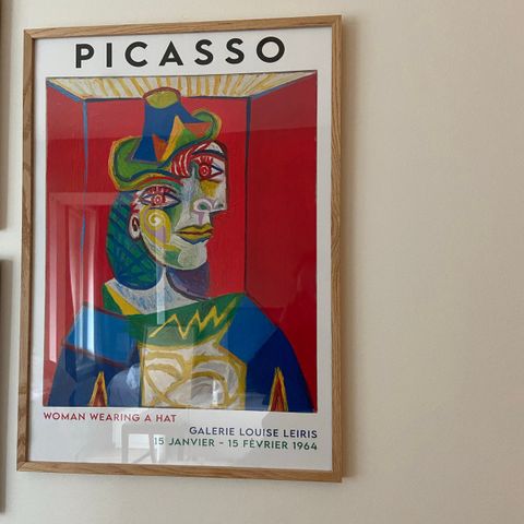 Trykk Picasso-utstillingsplakat 50x70 cm