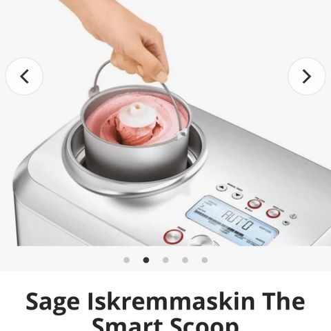 Sage iskremmaskin selges