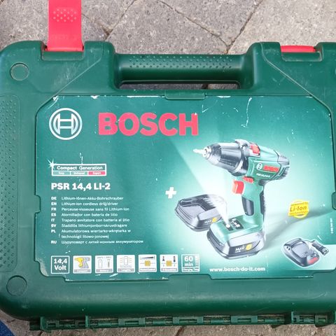 Bosch drill