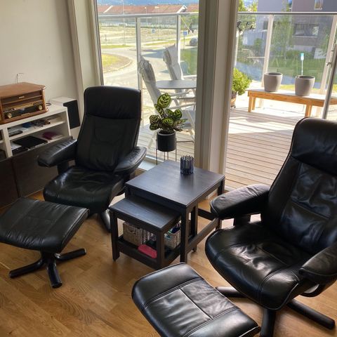 Stressless Ekornes med krakk 2 stk