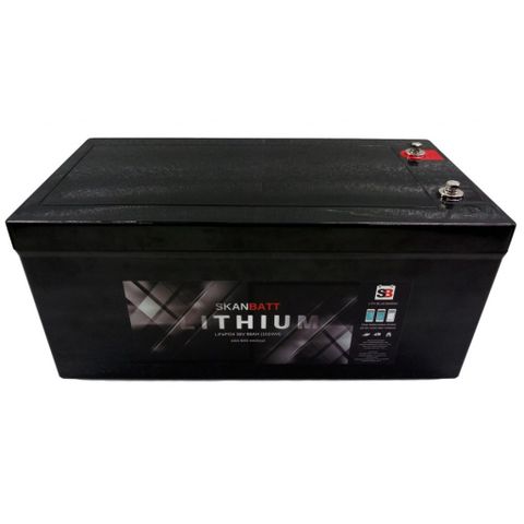 Lithium Batteri 36V 80AH  Bluetooth. Kun 9 ladesykluser