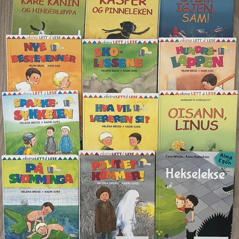 Barnebøker fra ekstra lett å lese