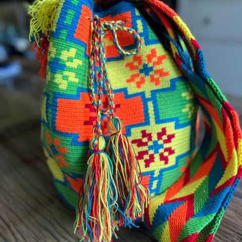 Mochila wayuu sommerveske veske handmade